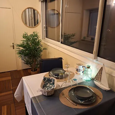 E Comme Eden, 2 Pieces Vue Loggia Et Parking דירה *